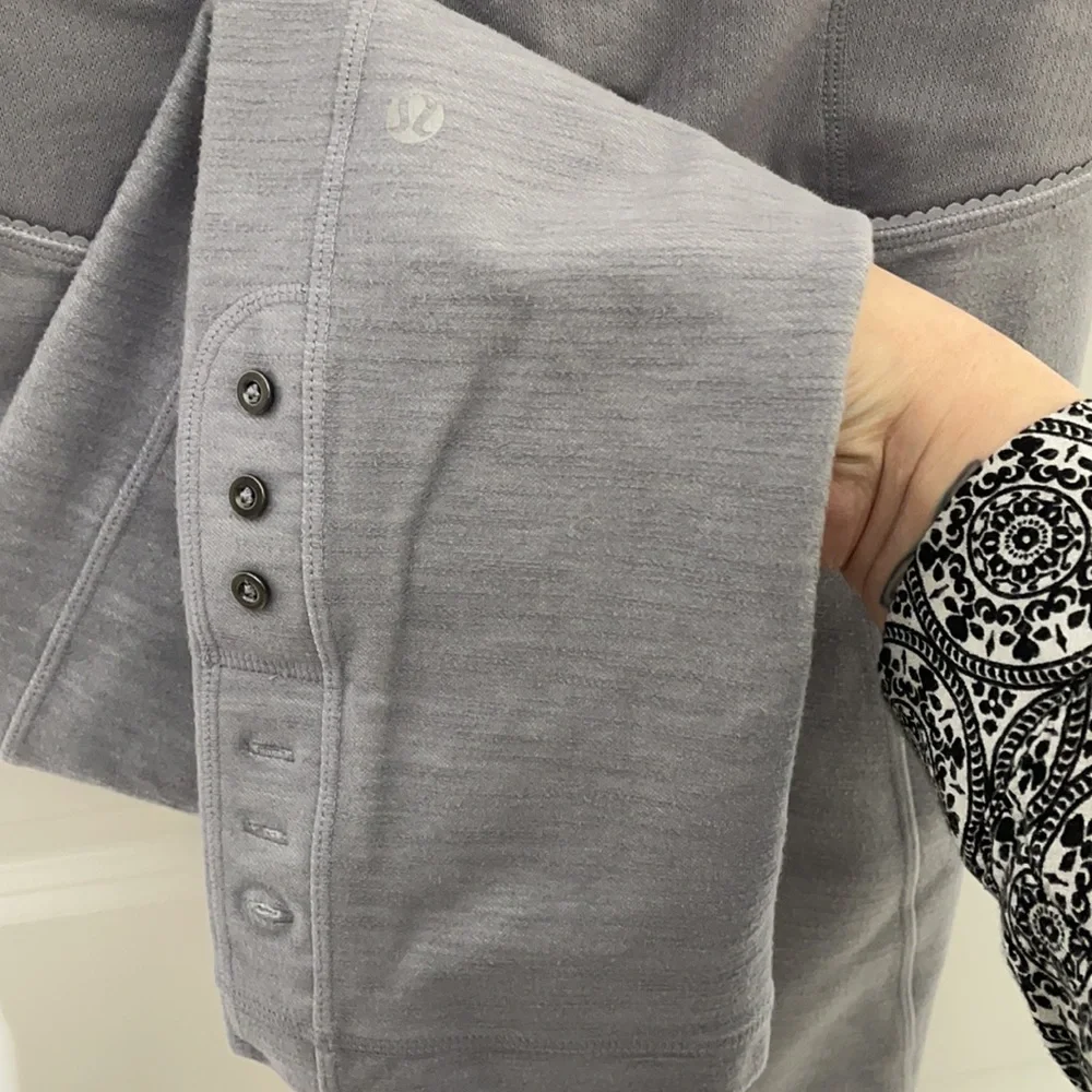 Lululemon Ride On Crop Grey Denim Pants 2 Workout